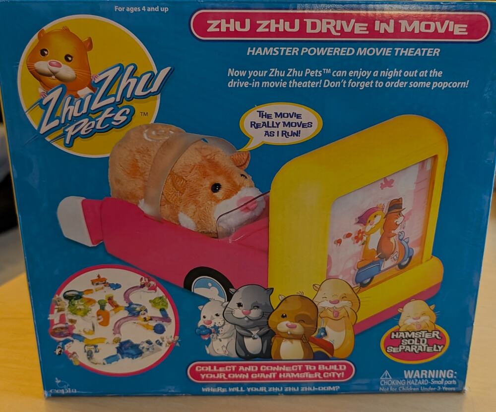 ☀️NWT Zhu Zhu Pets Drive In Movie